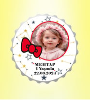 Fiyonklu Yaşında Resimli İsimli Yıldız Haritası Magnet Açacak Kişiye Özel