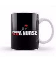 Cute Proud To Be a Nurse Registered RN Nursing Kupa Bardak Porselen