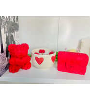 Valentine's Day Gift Candle Set (3 Pcs) / Sevgililer Günü Hediye Mum Seti (3 Parça)