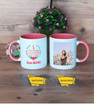 8 Mart Dünya Kadınlar Günü Hediyesi Kupa Bardak Pembe Fotoğraflı