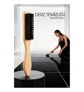 Ahşap Saplı Derz Temizleme Fırçası – Hassas Seramikler İçin Bristol Kıllı Fırça 722437