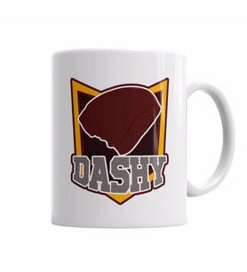 Dashy Red Cap Kupa Bardak Porselen