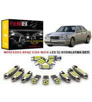 Mercedes E200 W210 Kasa LED İç Aydınlatma Ampul Seti FEMEX Parlak Beyaz