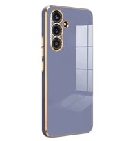Newface Samsung Galaxy S25 Kılıf Volet Silikon - Mavi