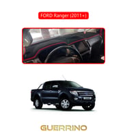 FORD Ranger (2011+) ;TORPİDO KORUMA HALISI KIRMIZI KENAR