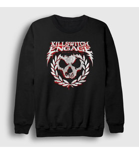Presmono Unisex Siyah Define Love Metal Killswitch Engage Sweatshirt 537128tt