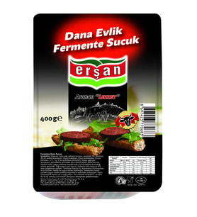 Erşan Dana Acılı Evlik Fremente Sucuk 400 gr