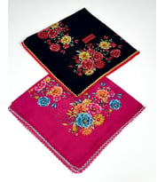 Eripek 2'li Paket Oyalı Pamuk Yazma 6595