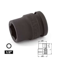 İzeltaş 1/2" 24mm Altı Köşe Havalı Lokma Anahtar (mm) KISA- 1113067024