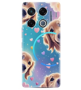Infinix GT 20 Pro Kılıf Boutique Baskılı Resimli Kalp ve Köpek Pcode -034
