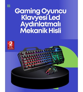 PG8018 LED Aydınlatmalı Mekanik Klye Mouse – Oyunlarda Üstün Performans