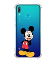 Huawei Y9 2019  Köşe Korumalı Antişok Kapak Mickey Mouse Tasarımlı Şeffaf  Kılıf