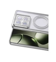 ERTAN Mi 14T Pro Joke Simli Magneticsafe Kılıf - Gümüş