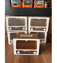 Nostaljik Radyo Görünümlü Kumbara MYK Hediye ve Sanat Atölyesi Özel Tasarımı (5’li Paket)