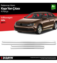 VW Jetta Krom Kapı Yan Çıtası 2011-2019