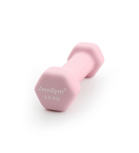 Zerogym Neopren Kaplı  İçi Demir Dambıl 0,5 kg Pembe 1 Adet