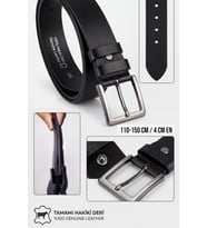 Titan Belt- %100 Hakiki Deri Tek Parça 4 cm Erkek Kemer
