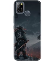 Infinix Smart 5 Kılıf Silikon Desen Warrior 1653