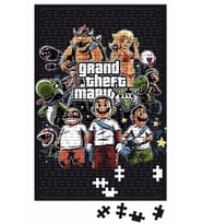 Grand Theft Mario Puzzle 240 Parça Yapboz