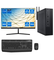 Turbox Mini-159 i5 8400 8GB Ram 512GB M2 NVMe SSD 23.8 inç FHD Monitör Kurumsal Ofis Mini PC