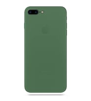 Apple iPhone 8 Plus Transparent Slim Case Yeşil