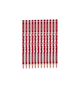 Faber Castel Faber-Castell Damla Desenli Başlık Kalemi Kırmızı 12'li