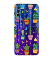PrintiFy Honor 20 Lite ile Uyumlu Water Color 4  Kamera Korumalı Şeffaf  Kılıf