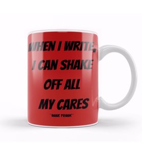 Anne Frank Quotes Gift   Vintage Retro Rainbow Style Kupa Bardak Porselen