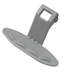 LG Uyumlu WD14310FD - WD14311FD - WD14370TD Çamaşır Makinesi Kapak Mandalı Tutamağı GRİ
