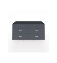 Kronos Konsol 6 Çekmeceli  176x59x99 Antrasit-Antrasit