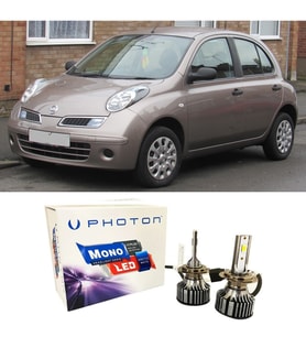 Nissan Micra Led Xenon Sis Far Ampulü H11 Mono Yeni Seri Beyaz 2003-2010