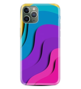 Apple iPhone 11 12 13 14 Pro Max Kılıf Desemli Silikon Renk Cümbüşü 1631