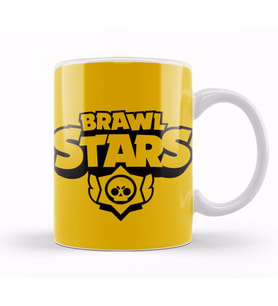 Brawl Stars Logo  Kupa Bardak Porselen