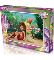 KS Games Puzzle 50 Parça Disney Fairies Lisanslı Ürün