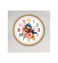 bilge Tasarım Çocuk odası Duvar Saati 30 x 30 CM (Karışık)