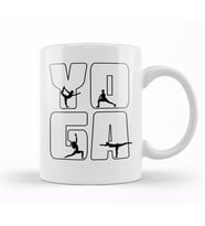 Yoga  Logo Kupa Bardak Porselen