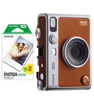 Instax Mini Evo Kahverengi Fotoğraf Makinesi ve 20'li Film