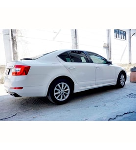 Skoda Octavia 3 Makyajlı Rs Marşpiyel Seti Mat Siyah Plastik 2017 2018 2019 2020