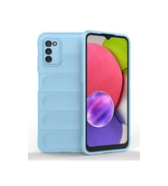 Samsung Galaxy A03s Kılıf Optimum Silikon - Sky Blue