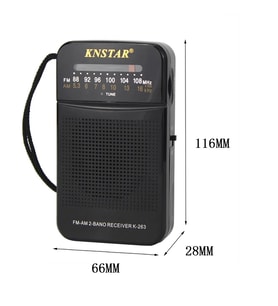 Knstar K-263 Cep Tipi Taşınabilir Radyo