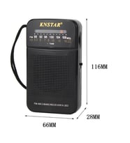 Knstar K-263 Cep Tipi Taşınabilir Radyo