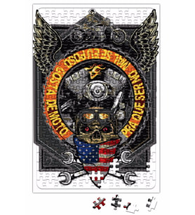 Caveira Motorsiklet Puzzle 240 Parça Yapboz