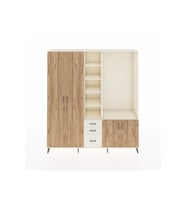 Hyperion Dolap 13 Raflı 3 Çekmeceli 4 Kapaklı 220x44x243 Aytaşı-Çam/Aytaşı