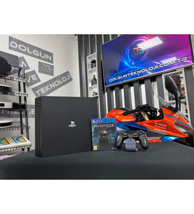 PlayStation 4 Pro 1TB Tek Kol + İnjustice 2 Oyun CD’si (İKİNCİ EL)