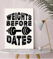 BK Gift Weight Before Dates Tasarımlı Kanvas Tablo-1