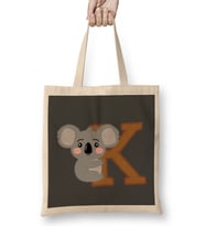 K For Koala Koala Lover Bez Çanta Uzun Saplı