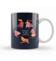 Power To The Girls Hero Capes Kupa Bardak Porselen