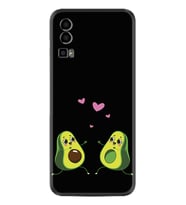 General Mobile GM 23 Kılıf Silikon Desen Özel Seri Aşık Avokadolar 1642