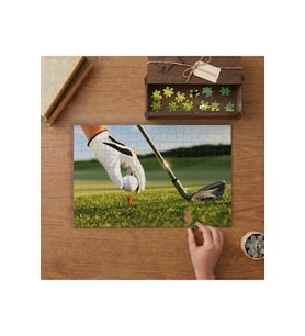Golf- Hobi- Spor Tasarımı 240 parça Ahşap Puzzle Ahşap Kutuda MP00895