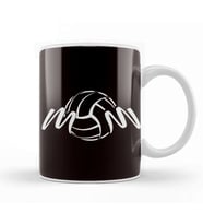 Volleyball Mom Mother Beach Volleyball Player Daughter Son Kupa Bardak Porselen